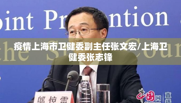 疫情上海市卫健委副主任张文宏/上海卫健委张志锋