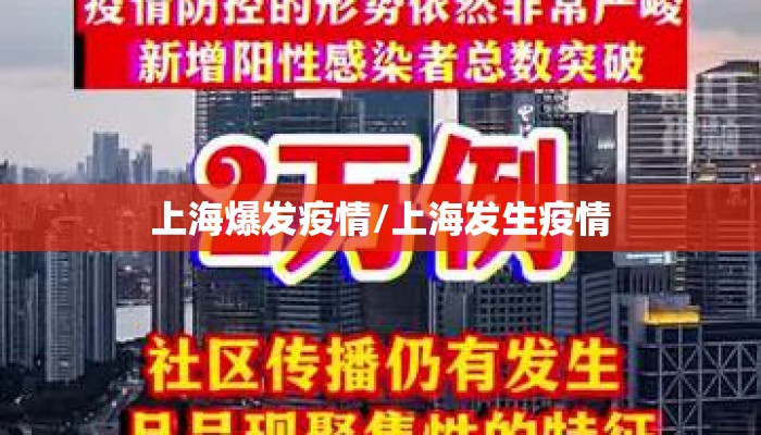 上海爆发疫情/上海发生疫情