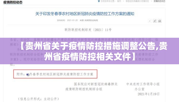 【贵州省关于疫情防控措施调整公告,贵州省疫情防控相关文件】 【贵州省关于疫情防控措施调整公告,贵州省疫情防控相关文件】