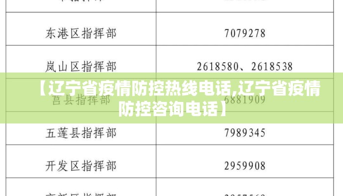 【辽宁省疫情防控热线电话,辽宁省疫情防控咨询电话】 【辽宁省疫情防控热线电话,辽宁省疫情防控咨询电话】