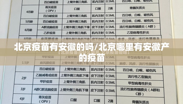 北京疫苗有安徽的吗/北京哪里有安徽产的疫苗 北京疫苗有安徽的吗/北京哪里有安徽产的疫苗