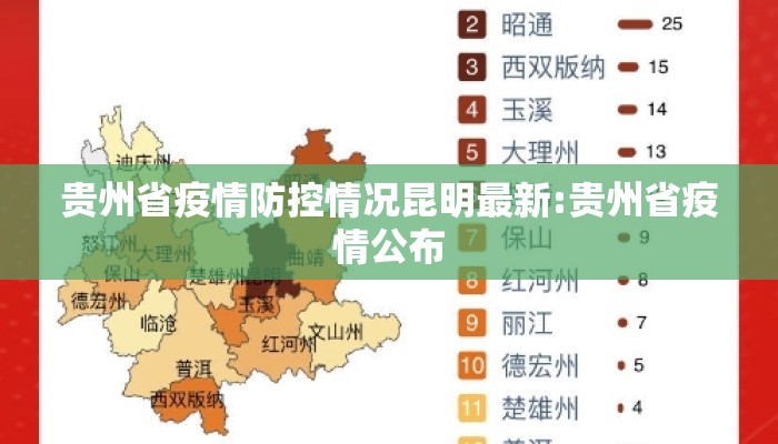 贵州省疫情防控情况昆明最新:贵州省疫情公布 贵州省疫情防控情况昆明最新:贵州省疫情公布