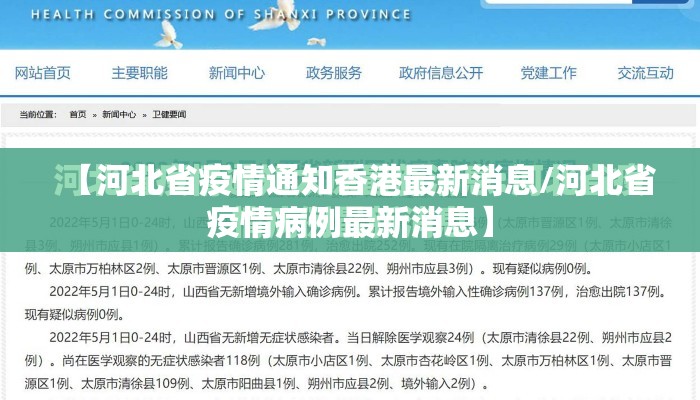 【河北省疫情通知香港最新消息/河北省疫情病例最新消息】 【河北省疫情通知香港最新消息/河北省疫情病例最新消息】