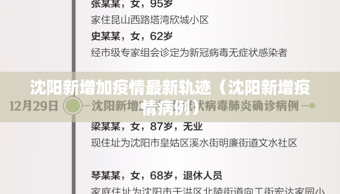 沈阳新增加疫情最新轨迹（沈阳新增疫情病例）