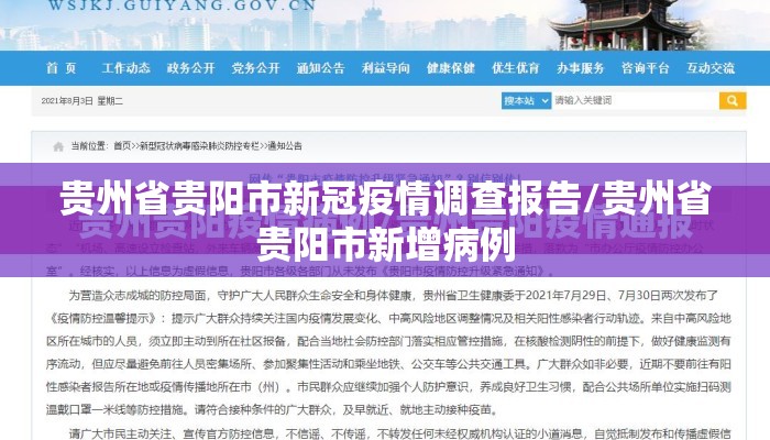 贵州省贵阳市新冠疫情调查报告/贵州省贵阳市新增病例 贵州省贵阳市新冠疫情调查报告/贵州省贵阳市新增病例