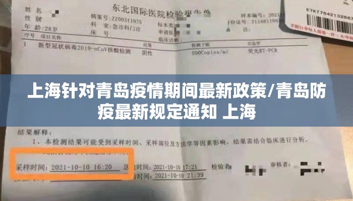 上海针对青岛疫情期间最新政策/青岛防疫最新规定通知 上海 上海针对青岛疫情期间最新政策/青岛防疫最新规定通知 上海