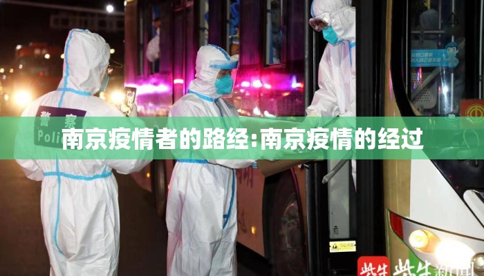 南京疫情者的路经:南京疫情的经过
