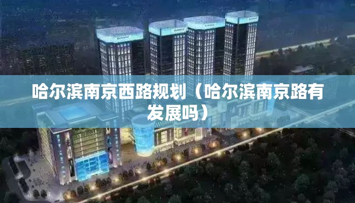哈尔滨南京西路规划（哈尔滨南京路有发展吗）