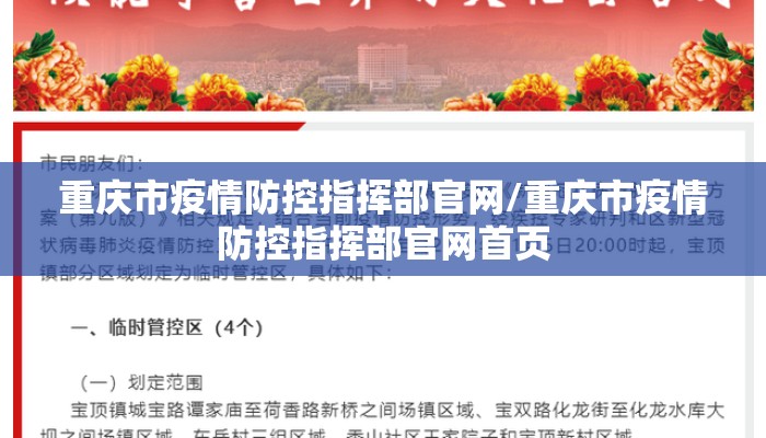 重庆市疫情防控指挥部官网/重庆市疫情防控指挥部官网首页