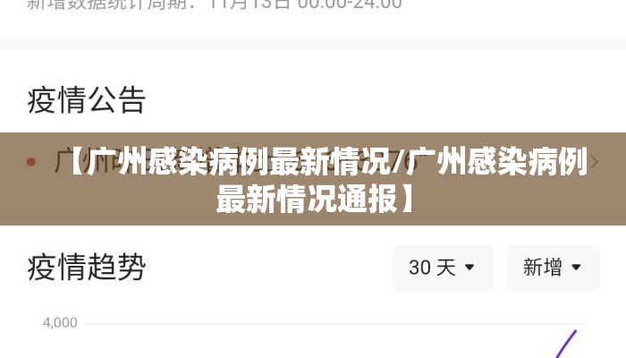 【广州感染病例最新情况/广州感染病例最新情况通报】