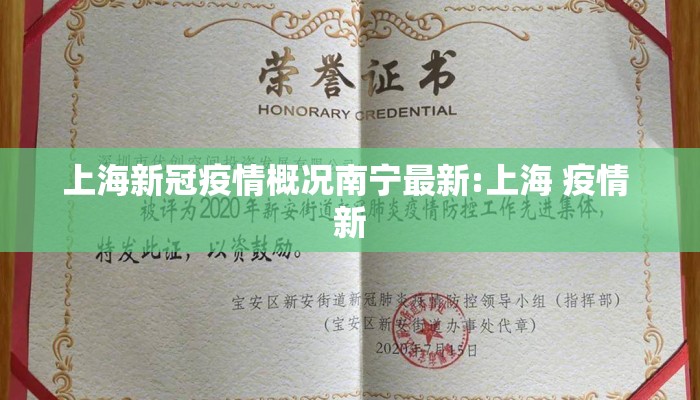 上海新冠疫情概况南宁最新:上海 疫情 新