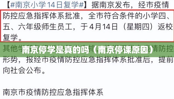 南京停学是真的吗（南京停课原因）