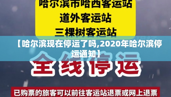 【哈尔滨现在停运了吗,2020年哈尔滨停运通知】 【哈尔滨现在停运了吗,2020年哈尔滨停运通知】