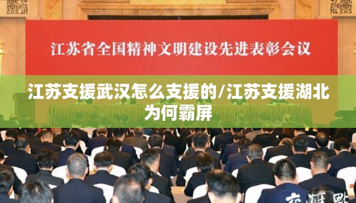 江苏支援武汉怎么支援的/江苏支援湖北为何霸屏