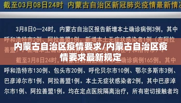 内蒙古自治区疫情要求/内蒙古自治区疫情要求最新规定 内蒙古自治区疫情要求/内蒙古自治区疫情要求最新规定