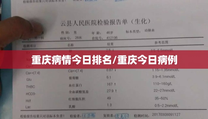 重庆病情今日排名/重庆今日病例