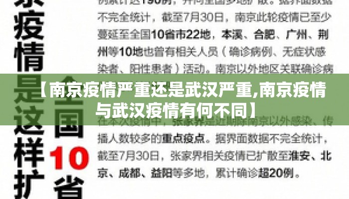 【南京疫情严重还是武汉严重,南京疫情与武汉疫情有何不同】