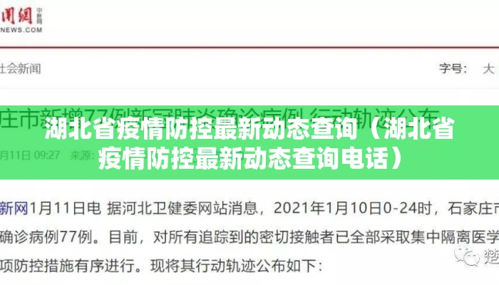 湖北省疫情防控最新动态查询（湖北省疫情防控最新动态查询电话）