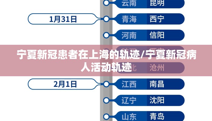 宁夏新冠患者在上海的轨迹/宁夏新冠病人活动轨迹