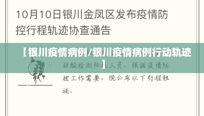 【银川疫情病例/银川疫情病例行动轨迹】