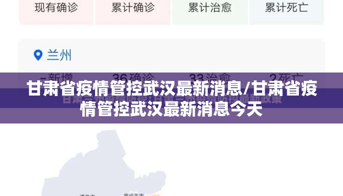 甘肃省疫情管控武汉最新消息/甘肃省疫情管控武汉最新消息今天 甘肃省疫情管控武汉最新消息/甘肃省疫情管控武汉最新消息今天