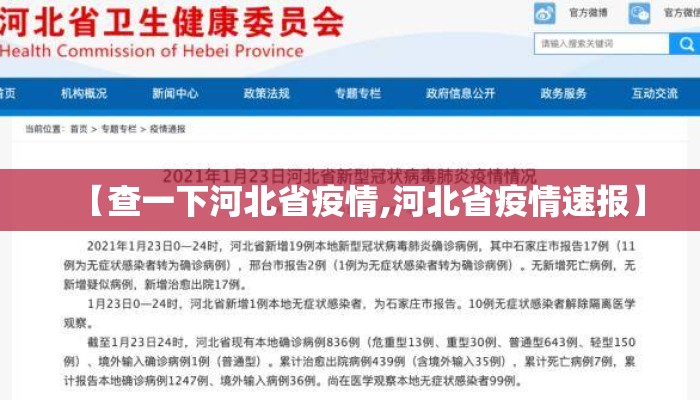 【查一下河北省疫情,河北省疫情速报】 【查一下河北省疫情,河北省疫情速报】