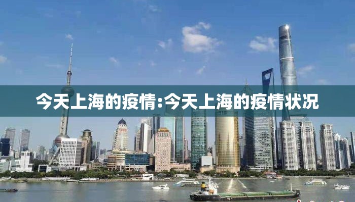今天上海的疫情:今天上海的疫情状况