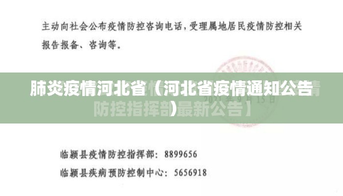 肺炎疫情河北省（河北省疫情通知公告）