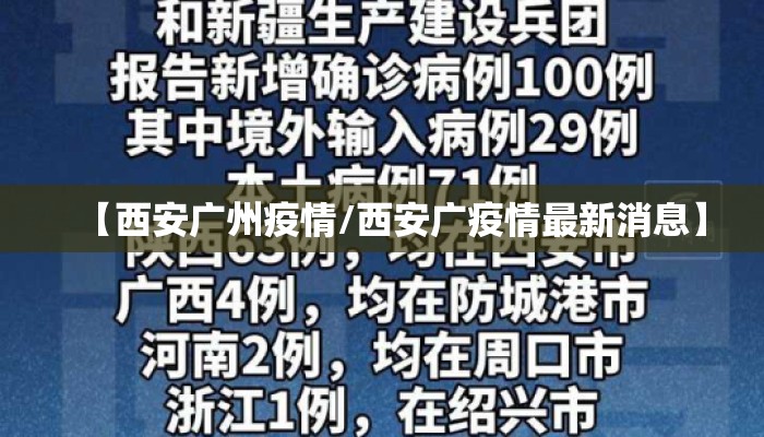 【西安广州疫情/西安广疫情最新消息】