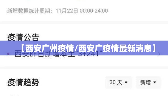 【西安广州疫情/西安广疫情最新消息】