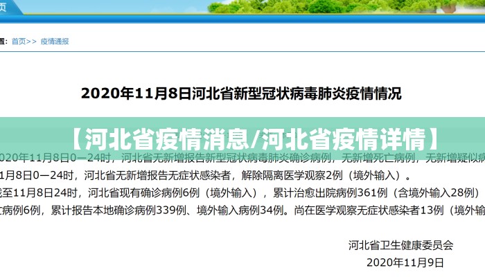 【河北省疫情消息/河北省疫情详情】