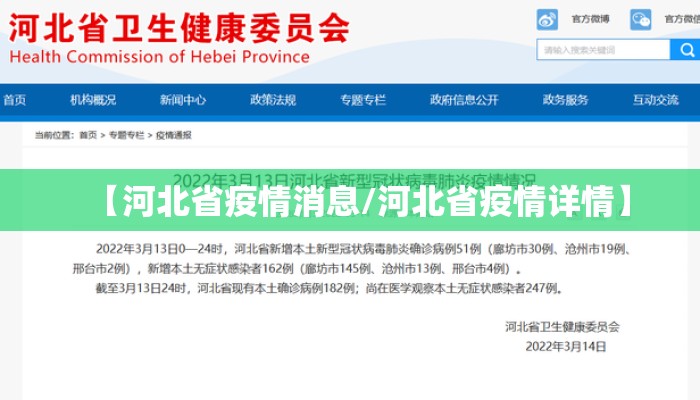 【河北省疫情消息/河北省疫情详情】