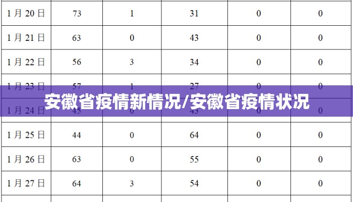 安徽省疫情新情况/安徽省疫情状况