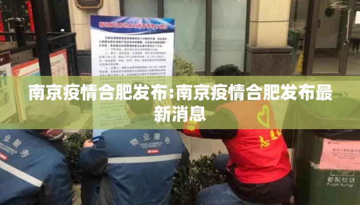 南京疫情合肥发布:南京疫情合肥发布最新消息