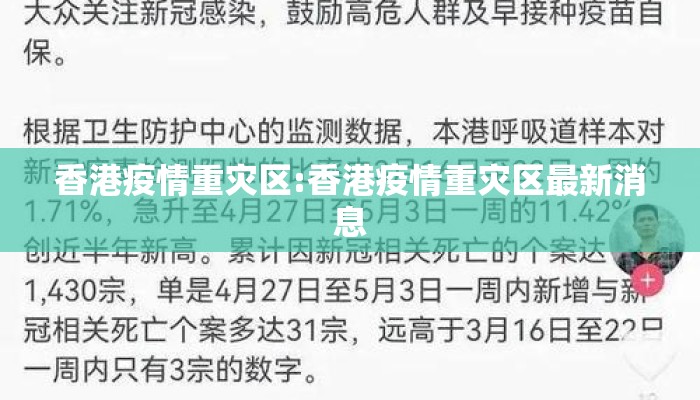 香港疫情重灾区:香港疫情重灾区最新消息