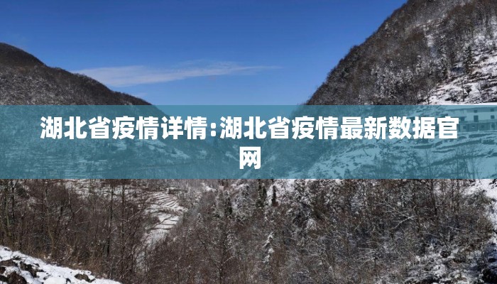 湖北省疫情详情:湖北省疫情最新数据官网