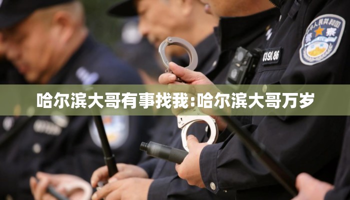 哈尔滨大哥有事找我:哈尔滨大哥万岁