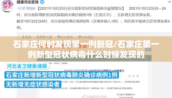石家庄何时发现第一例新冠/石家庄第一例新型冠状病毒什么时候发现的