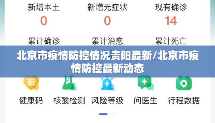 北京市疫情防控情况贵阳最新/北京市疫情防控最新动态 北京市疫情防控情况贵阳最新/北京市疫情防控最新动态