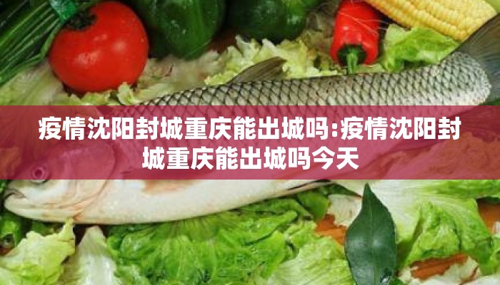 疫情沈阳封城重庆能出城吗:疫情沈阳封城重庆能出城吗今天