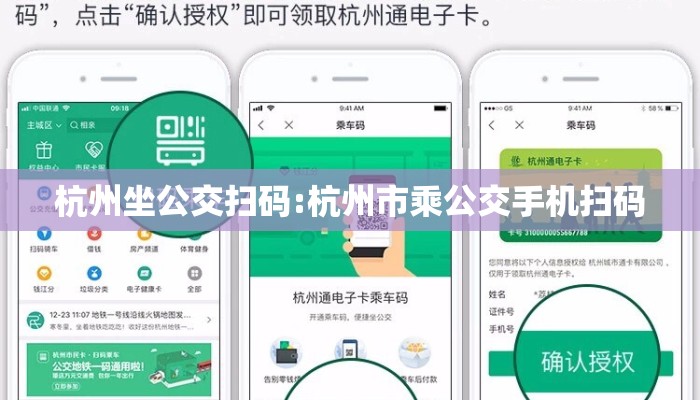 杭州坐公交扫码:杭州市乘公交手机扫码