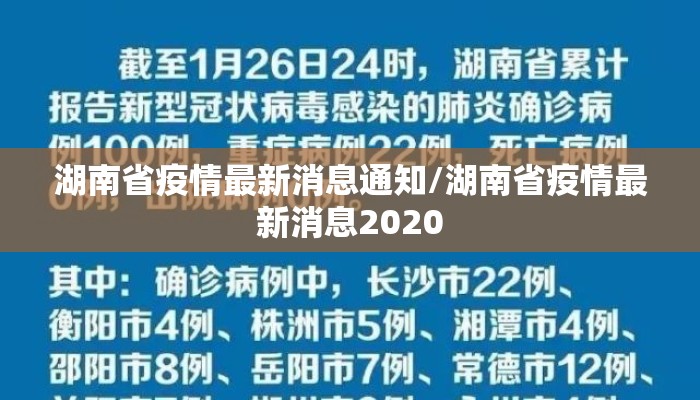 湖南省疫情最新消息通知/湖南省疫情最新消息2020 湖南省疫情最新消息通知/湖南省疫情最新消息2020
