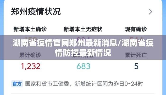 湖南省疫情官网郑州最新消息/湖南省疫情防控最新情况 湖南省疫情官网郑州最新消息/湖南省疫情防控最新情况