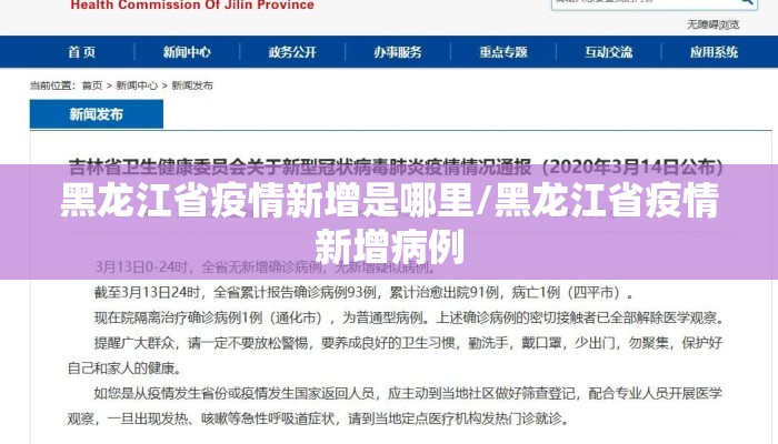 黑龙江省疫情新增是哪里/黑龙江省疫情新增病例